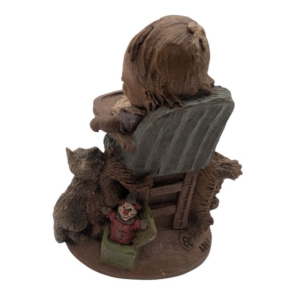 EDITION #80 Lee Sievers/Cairn Studio Baby w Dog & Cats Figurine "LET'S DO LUNCH" - Picture 7 of 9